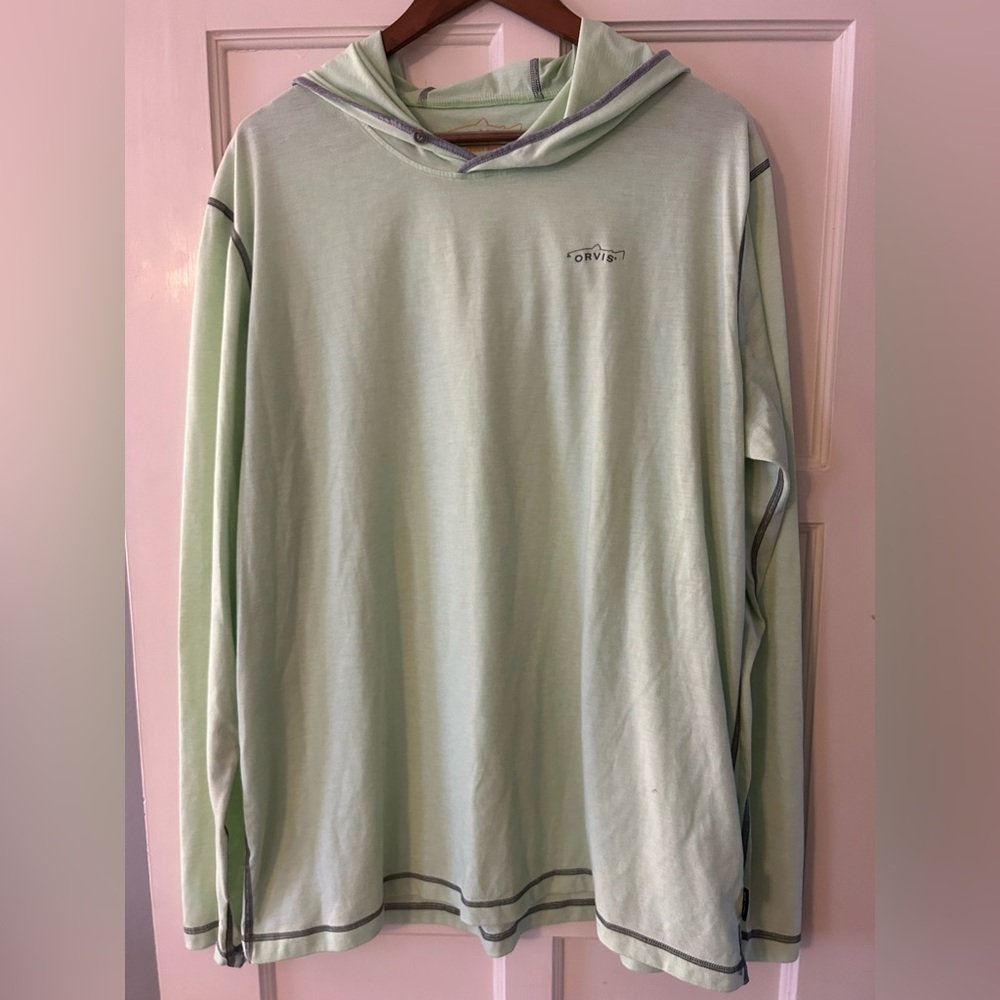 Lime Green Orvis Trout Bum Performance Shirt
